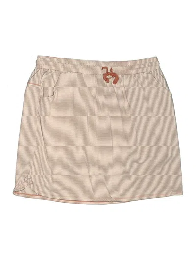 Pre-owned Duluth Trading Co. Casual Skirt In Brown