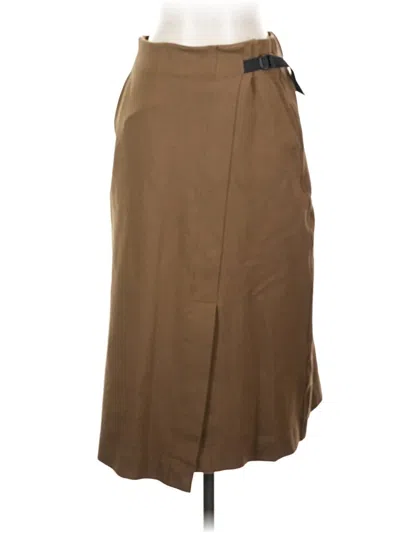 Pre-owned Duluth Trading Co. Casual Skirt In Brown