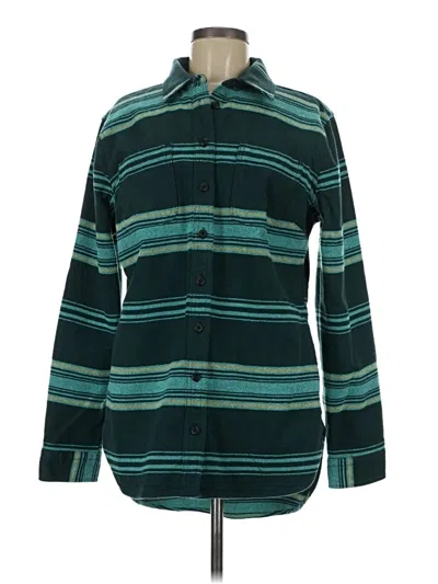 Pre-owned Duluth Trading Co. Fleece Jacket In Blue