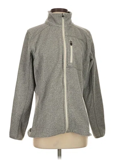 Pre-owned Duluth Trading Co. Fleece Jacket In Gray