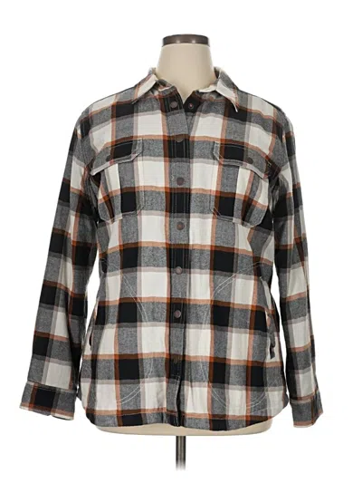 Pre-owned Duluth Trading Co. Fleece Jacket In Gray