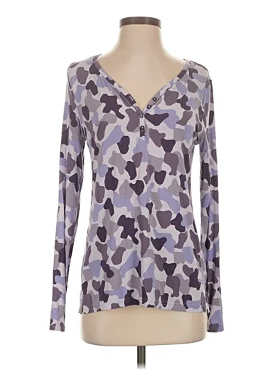 Pre-owned Duluth Trading Co. Long Sleeve T-shirt In Purple
