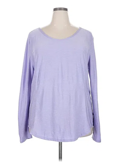 Pre-owned Duluth Trading Co. Long Sleeve T-shirt In Purple