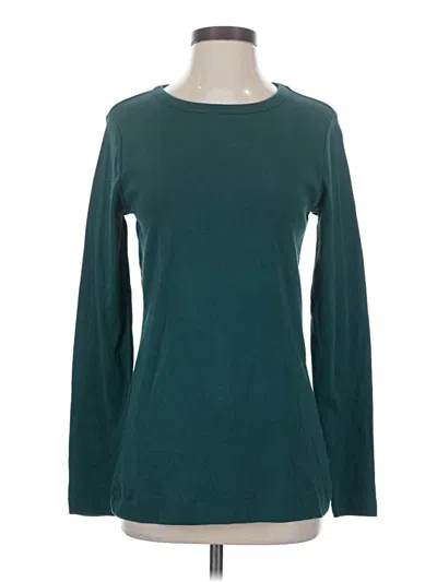 Pre-owned Duluth Trading Co. Long Sleeve T-shirt In Teal