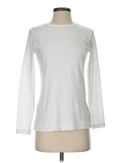 Pre-owned Duluth Trading Co. Long Sleeve T-shirt In White