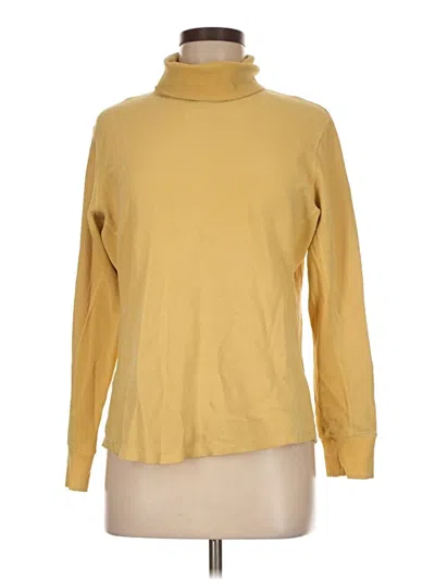 Pre-owned Duluth Trading Co. Long Sleeve Turtleneck In Yellow