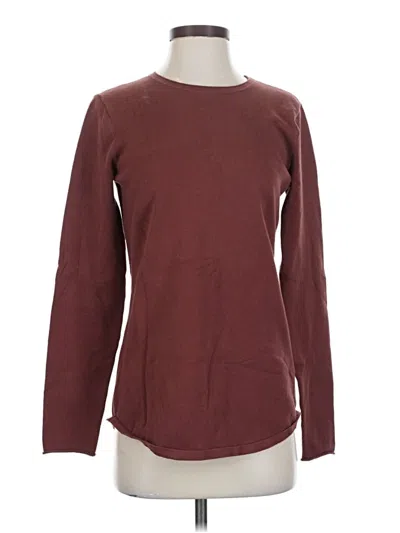 Pre-owned Duluth Trading Co. Pullover Sweater In Burgundy