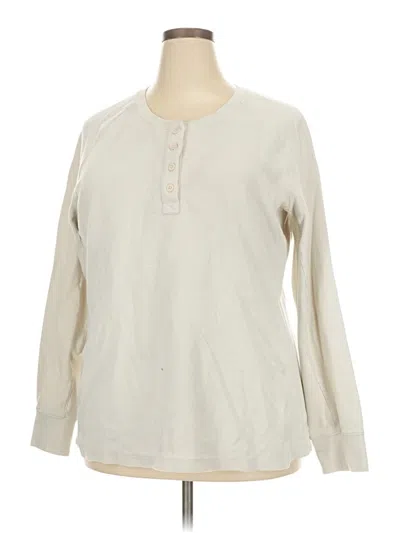 Pre-owned Duluth Trading Co. Pullover Sweater In White