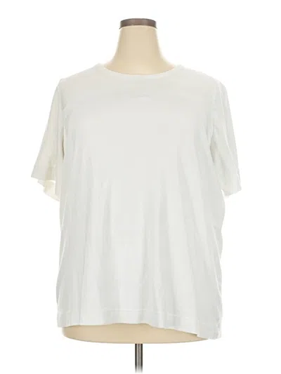 Pre-owned Duluth Trading Co. Short Sleeve T-shirt In White