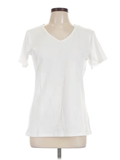 Pre-owned Duluth Trading Co. Short Sleeve T-shirt In White