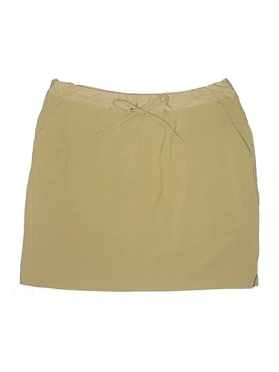 Pre-owned Duluth Trading Co. Skort In Tan