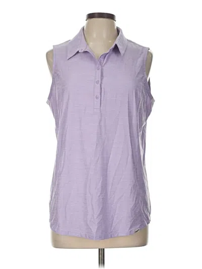 Pre-owned Duluth Trading Co. Sleeveless T-shirt In Purple