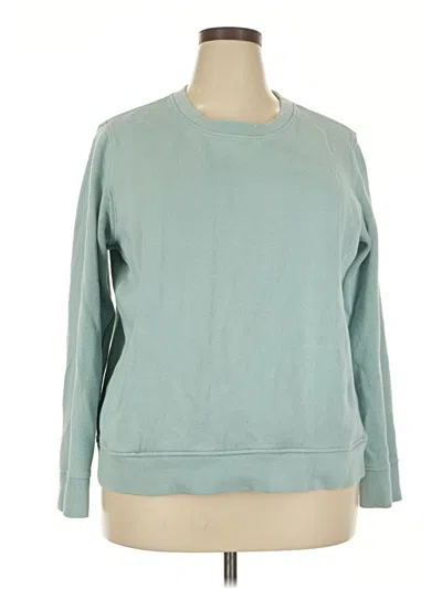 Pre-owned Duluth Trading Co. Sweatshirt In Blue