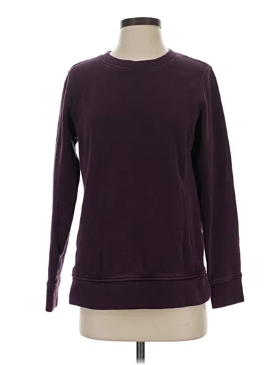 Pre-owned Duluth Trading Co. Sweatshirt In Purple