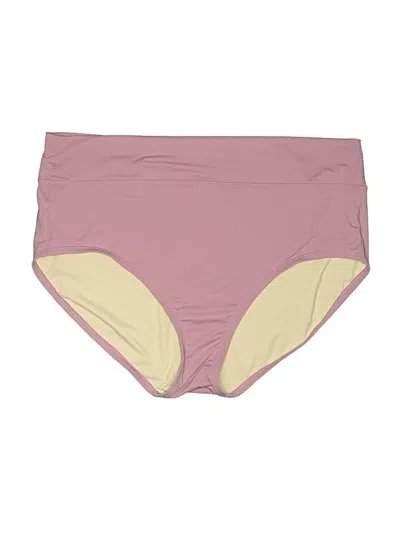 Pre-owned Duluth Trading Co. Swimsuit Bottoms In Pink