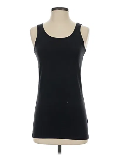Pre-owned Duluth Trading Co. Tank Top Black Halter Neckline Tops