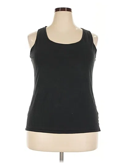 Pre-owned Duluth Trading Co. Tank Top Black Halter Neckline Tops