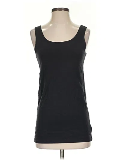 Pre-owned Duluth Trading Co. Tank Top Black Strapless Neckline Tops