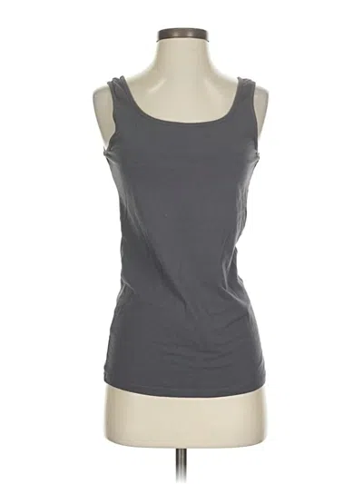 Pre-owned Duluth Trading Co. Tank Top Gray Strapless Neckline Tops