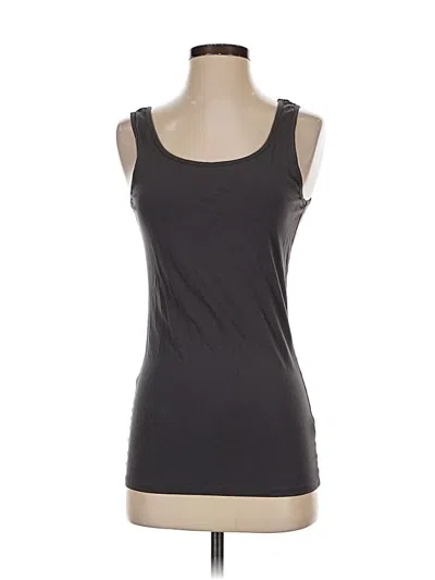 Pre-owned Duluth Trading Co. Tank Top Gray Strapless Neckline Tops