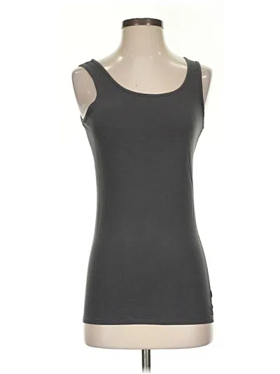 Pre-owned Duluth Trading Co. Tank Top Gray Strapless Neckline Tops