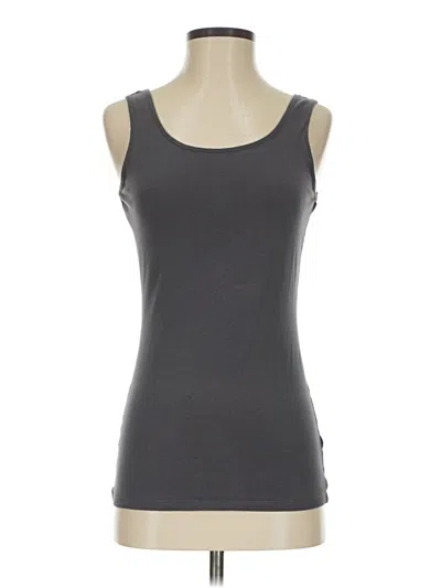 Pre-owned Duluth Trading Co. Tank Top Gray Strapless Neckline Tops