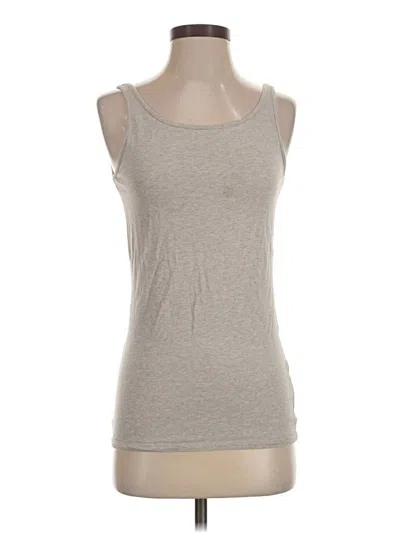 Pre-owned Duluth Trading Co. Tank Top Gray Strapless Neckline Tops