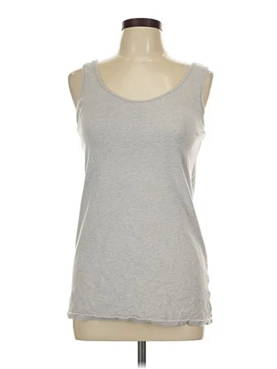 Pre-owned Duluth Trading Co. Tank Top Gray Strapless Neckline Tops