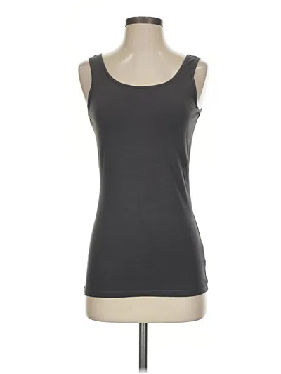 Pre-owned Duluth Trading Co. Tank Top Gray Strapless Neckline Tops
