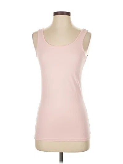 Pre-owned Duluth Trading Co. Tank Top Pink Strapless Neckline Tops