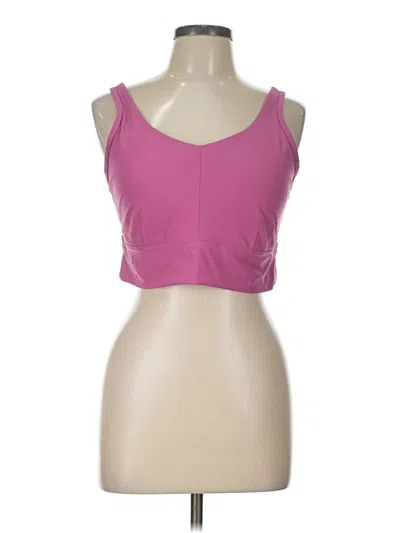Pre-owned Duluth Trading Co. Tank Top Pink Strapless Neckline Tops