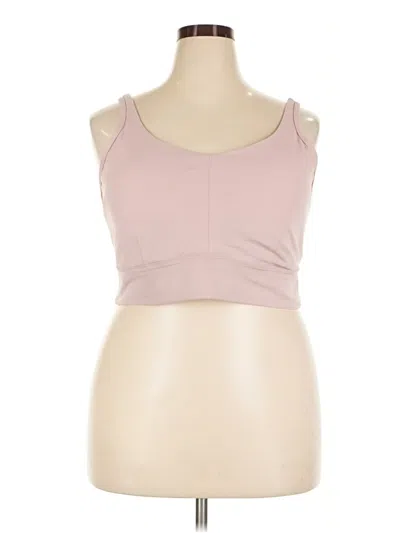 Pre-owned Duluth Trading Co. Tank Top Pink Strapless Neckline Tops