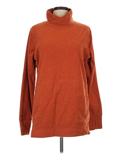 Pre-owned Duluth Trading Co. Turtleneck Sweater In Orange
