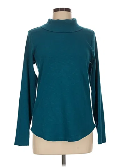 Pre-owned Duluth Trading Co. Turtleneck Sweater In Teal