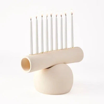 Dumae Goldie Menorah In Neutral