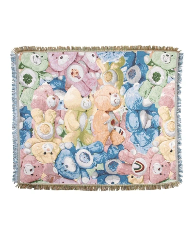 Dumbgood Care Bears 48" X 60" Tapestry Blanket In Pink