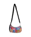 Dumbgood Care Bears Convertible Allover Print Handbag In Blue