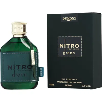 Dumont 3.4 oz Nitro Green Pour Homme Eau De Parfum Spray For Men In Multi