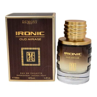 Dumont Ironic Oud Mirage Edt Spray 3.4 oz Fragrances 3760060761415