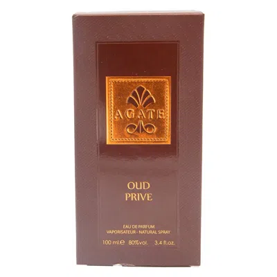Dumont Men's Agate Oud Prive Edp Spray 3.4 oz Fragrances 3760060762306