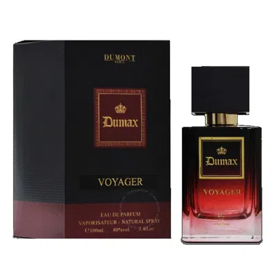 Dumont Men's Dumax Voyager Edp Spray 3.4 oz Fragrances 3760060763440