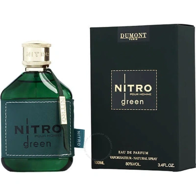 Dumont Men's Nitro Green Edp Spray 3.4 oz Fragrances 3760060761279