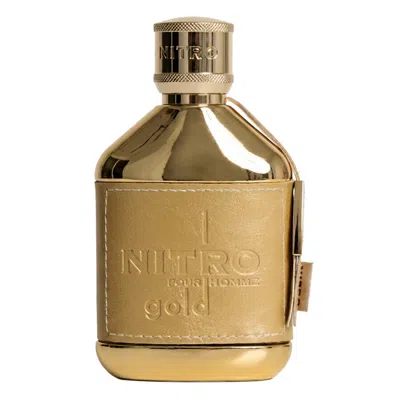Dumont Unisex Nitro Gold Extrait De Parfum Spray 3.4 oz Fragrances 3760060769558 In Transparent