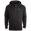 DUNBROOKE DUNBROOKE  BLACK ARIZONA DIAMONDBACKS MONTANA RAGLAN PULLOVER HOODIE