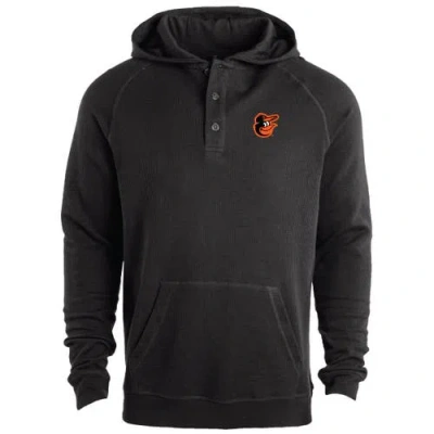 Dunbrooke Black Baltimore Orioles Montana Raglan Pullover Hoodie
