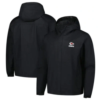 Dunbrooke Black Kansas City Chiefs Tropic Waterproof Packable Full-zip Hoodie Jacket