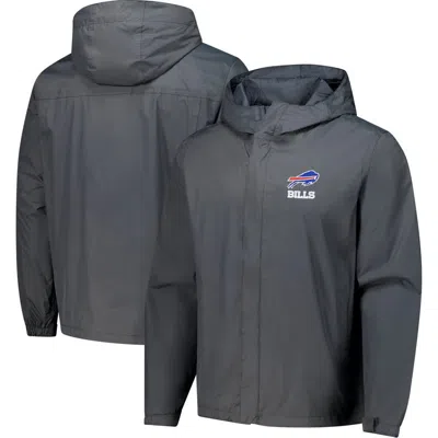 Dunbrooke Graphite Buffalo Bills Tropic Waterproof Packable Full-zip Hoodie Jacket