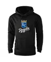 Dunbrooke Men's Black Kansas City Royals Champion Pullover Hoodie In Black