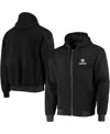 Dunbrooke Men's Black New Orleans Saints Craftsman Thermal Lined Full-zip Hoodie In Black