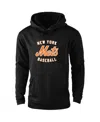 Dunbrooke Men's Black New York Mets Pullover Hoodie In Black